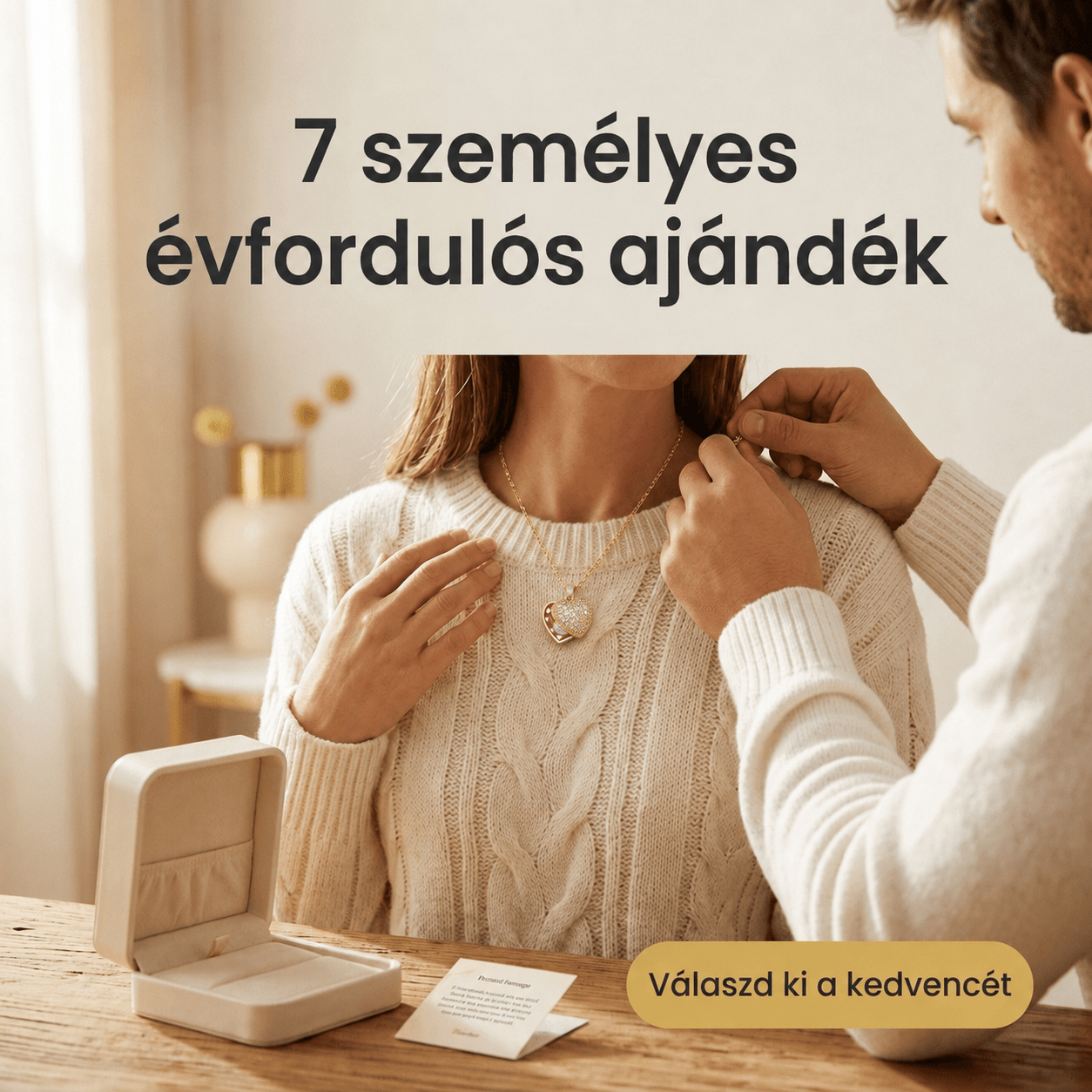 kreatív évfordulós ajándék