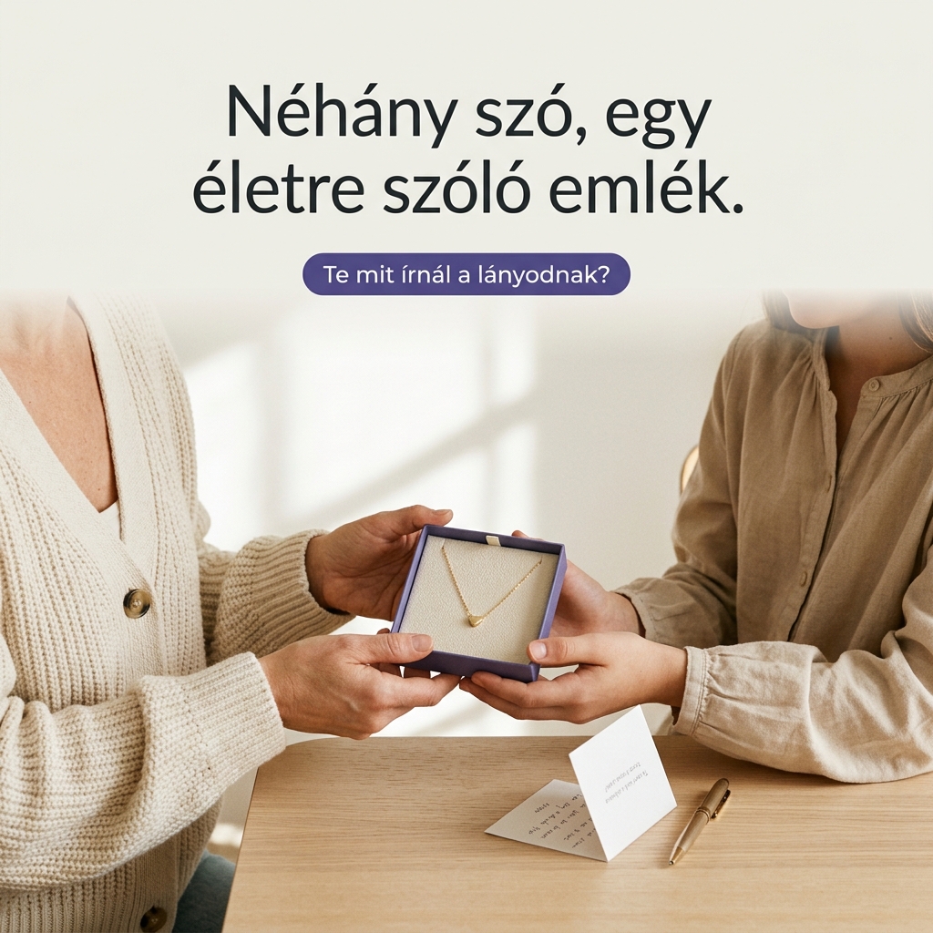 Read more about the article Idézetek lányodnak: személyes üzenet egy ékszer mellé